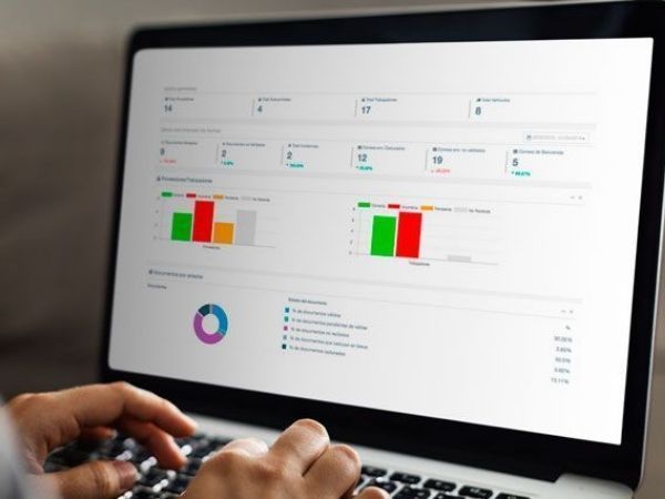 Gráficas del control de presencia laboral