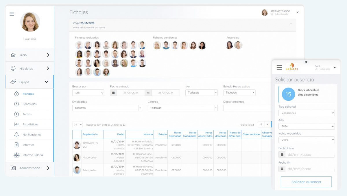 Registro Horario Digital- Checkplus Presence